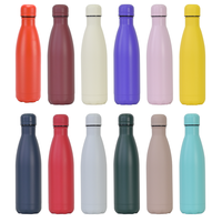 Bouteille d'eau en forme de cola à double paroi, refermable et personnalisé, 350ml, 500ml, 750ml, 1 litre, vente en gros