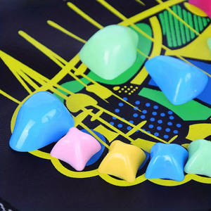 Slimore cuidado de la salud acupuntura pie reflexología masaje Pad ABS + PU Material Anti celulitis Control de sincronización pie masajeador cojín - Product Image 6