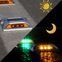 Meilleur fournisseur de marques-œil de chat réfléchissants permanents à pointe en aluminium de qualité supérieure, clignotants solaires pour routes