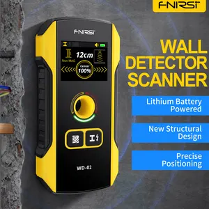 FNIRSI WD-02 Wall Detector Stud Finder New Design Positioning Hole TFT Display AC Live Cable Wires Metal Wood Stud Wall Scanner