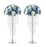 Support de fleurs en métal doré, centre de table de mariage, vase en cristal, décorations de table pour la maison, fête, événement, personnalisable
