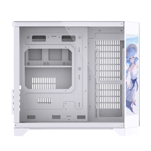 Lovingcool nuevo estilo Oversize 9,16 pulgadas pantalla LCD Mid <span class=keywords><strong>Tower</strong></span> Gaming Micro ATX <span class=keywords><strong>Mini</strong></span> <span class=keywords><strong>ITX</strong></span> ordenador PC funda soporte ARGB ventiladores de refrigeración - Product Image 5