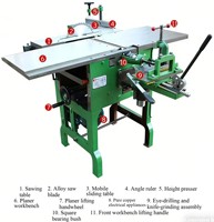 Scie à ruban circulaire électrique multifonctionnelle, scie à table à bascule pour la gravure, scie à table haute résistance pour le travail du bois, usage industriel lourd