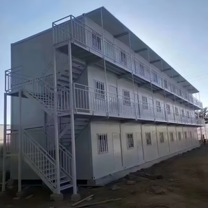 Maison modulaire préfabriquée à trois étages, dortoir pour travailleurs, logement modulaire Knowdwon, hébergement portable sur chantier - Product Image 1