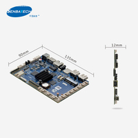 RK3288 Linux personnalisé Android carte mère personnalisée avec bras Cortex-A17 Mail-T764 GPU HD LVDS EDP GPS en option Mini-pcie Support 4G