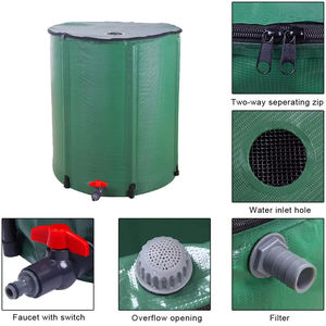 Venta caliente barril de <span class=keywords><strong>lluvia</strong></span> depósito hidropónico 50L barril de <span class=keywords><strong>agua</strong></span> de <span class=keywords><strong>lluvia</strong></span> plegable colector de barril de <span class=keywords><strong>agua</strong></span> de <span class=keywords><strong>lluvia</strong></span> para <span class=keywords><strong>bajante</strong></span>, con <span class=keywords><strong>filtro</strong></span> - Product Image 2