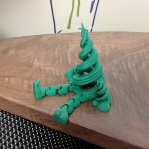 <b>Plastic</b> 3D <b>Printed</b> Christmas Tree Ornament - Product Image 5