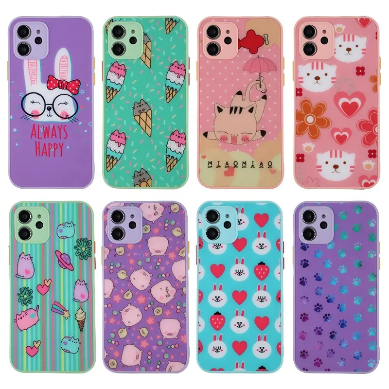 Wholesale Custom TPU Cell Phone Case Acrylic Glass Protector Fashion Mobile Cover Case cell phones case