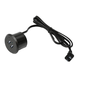 New thông minh mini Vòng Grommet văn phòng bàn sofa <span class=keywords><strong>USB</strong></span> <span class=keywords><strong>Hub</strong></span> núi bảng sạc với cổng <span class=keywords><strong>USB</strong></span>/<span class=keywords><strong>USB</strong></span> ổ cắm sofa sạc cho đồ nội thất - Product Image 4