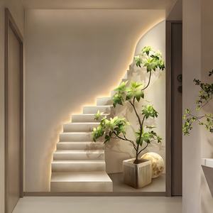 Mural de Porcelana de Cristal con Diseño de Diamantes y Lámpara para Vestíbulo, Sala de Estar o Porche, Decoración del Hogar - Product Image 3