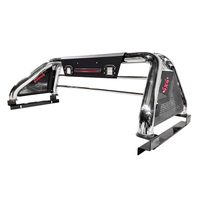 Barre de sport tout-terrain universelle en acier inoxydable CZX, 2 feux arrière à LED pour BYD Shark Nissan Navara NP300 Ford Ranger Raptor