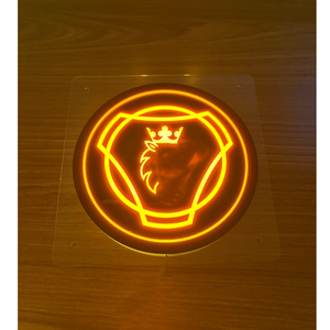Logotipo <span class=keywords><strong>de</strong></span> Letras Iluminadas Listo para Enviar para Camión <span class=keywords><strong>Scania</strong></span>, Tablero <span class=keywords><strong>de</strong></span> Luz Iluminado - Product Image 3
