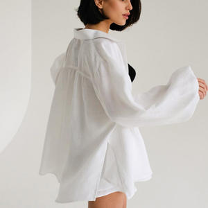 ชุดเสื้อผ้าสำหรับผู้หญิงที่มีลูกไม้เสื้อสายสปาเก็ตตี้เสื้อสายเดี่ยวของผู้หญิงชุดนอนผ้าไหมผ้าซาตินพิมพ์ลายกางเกงขาสั้น - Product Image 4