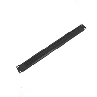 Panneau de gestion de câbles horizontal 1U 19 pouces pour rack, panneau de passage de câbles anti-poussière pour montage en rack