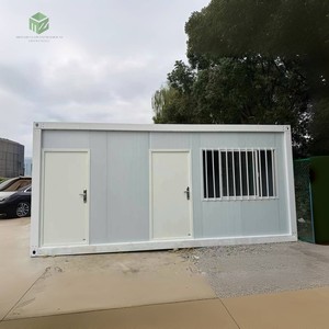 Maison conteneur modulaire mobile en acier préfabriqué de 20 pieds pour <span class=keywords><strong>bureau</strong></span> et habitation avec un design contemporain - Product Image 1
