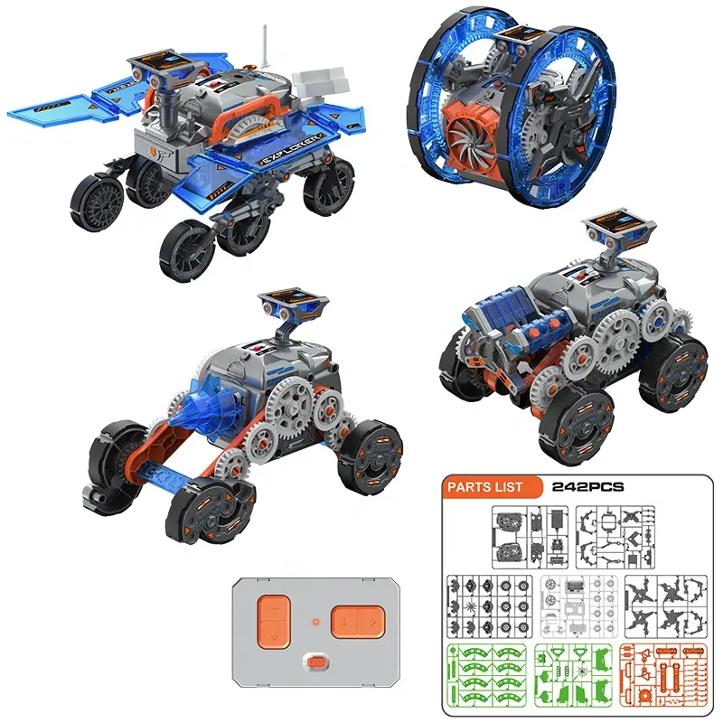 Electric Programming Robot Brick Toys Kids Montessori Educational RC Cars Toys Remote Control Robots Toy For Boys Adults Gift