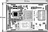 Runwelltek RWA007 Placa SoM Allwinner A33 de bajo costo 512MB RAM 8GB ROM Android/Linux UART I2C RGB MIPI LVDS Módulo industrial