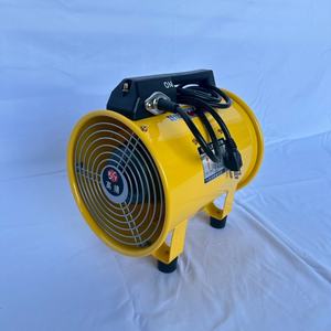 พัดลมเป่าไฟฟ้า8นิ้ว, 110V-220V และสามเฟส220V-380V พัดลมเสียงต่ำทำจากโลหะแบบพกพาสำหรับอุตสาหกรรม - Product Image 1