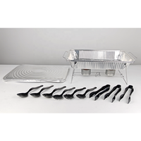 Support de buffet professionnel jetable en fil métallique pour réchaud, cadre chromé, taille standard, support de service en métal pour la restauration, direct usine