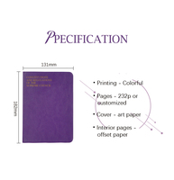 Libros Educativos de Tapa Dura con Cubierta de Cuero PU Impresa Personalizada, Encuadernación Perfecta y Laminación con Película