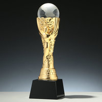 Trophée de compétition Sport Crystal Award Trophy New Style Metal Black Base Crystal Award Trophy