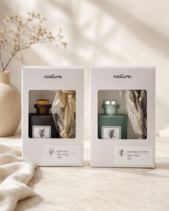 Customized Luxury Eco-friendly Glass <b>Reed</b> <b>Diffuser</b> Set Alcohol Free BPA Free Rattan Aroma Dried Flowers 200ml - Product Image 4