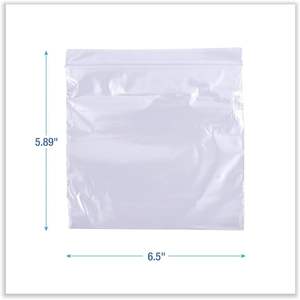 ถุงเก็บอาหารแบบปิดผนึกได้สำหรับแซนวิช ขนาด 7x8 นิ้ว ยี่ห้อ Boardwalk บรรจุ 500 ถุง/กล่อง - Product Image 4