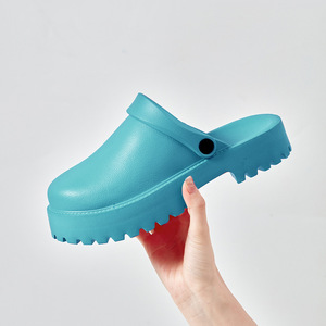 Sandales Mule Type Birkenstocks pour Femmes à Plateforme Élevée, <span class=keywords><strong>Sabots</strong></span> de Jardin à Semelle Épaisse avec Logo Personnalisé - Product Image 6