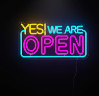 Letrero Luminoso LED de Neón Personalizado para Publicidad en Oficinas, Hoteles, Tiendas, Decoración Multicolor, Logotipo Personalizado para Negocios