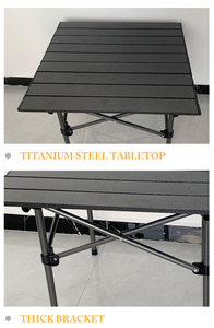 Mesa de camping portátil de aluminio ultraligera estilo de diseño moderno plegable para mesa de picnic de playa al aire libre - Product Image 4