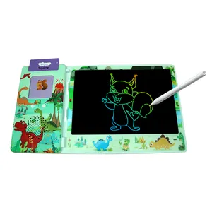 Jouets éducatifs lcd tablette de dessin électronique lecteurs de cartes 112 cartes 8.5 pouces tableau d'écriture coloré sans papier bloc-notes numérique