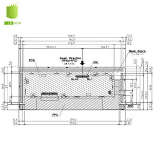 หน้าจอ LCD คิโยเซร่า 6.2 นิ้ว อัตราส่วนภาพ 8:<span class=keywords><strong>3</strong></span> แบบ Ultra Wide หน้าจอ LCD แท้ ความละเอียด 640x240 HVGA โมดูล LCD 6.2 นิ้ว - Product Image 2