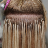 Rambut ekstensi keratin Remy Brasil itip vendor rambut manusia tanpa proses murni murni murni ekstensi rambut ujung I grosir