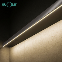 Lampe de surface NUOMI, éclairage oblique, lampe à bâton, éclairage de placard, éclairage LED avec détecteur de mouvement, éclairage sous l'armoire