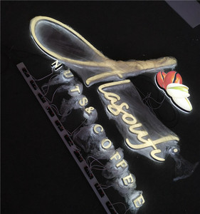 Offre Spéciale acrylique avant et arrière côté lumineux acier inoxydable l mini lettres lumineuses pour shopfront - Product Image 5
