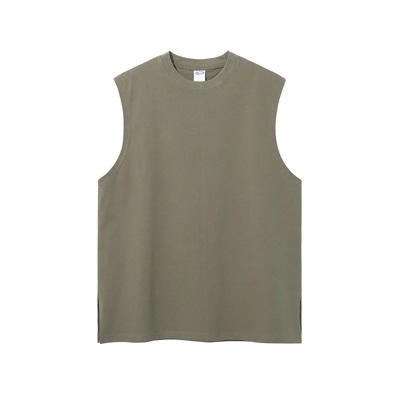 उच्च गुणवत्ता वाले धोया टैंक शीर्ष ओवरसाइज़ कस्टम टैंक शीर्ष टी शर्ट टैंक पुरुषों के लिए शीर्ष टी-शर्ट