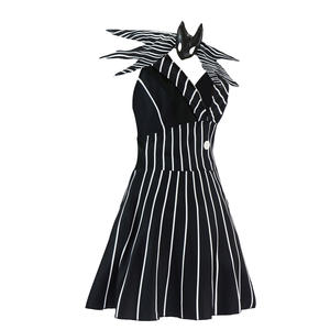 Disfraz <span class=keywords><strong>de</strong></span> Cosplay <span class=keywords><strong>de</strong></span> Anime <span class=keywords><strong>Jack</strong></span> Skellington, traje <span class=keywords><strong>de</strong></span> noche <span class=keywords><strong>de</strong></span> Navidad, vestido <span class=keywords><strong>de</strong></span> rayas negras para mujer, ropa <span class=keywords><strong>de</strong></span> demonio elegante para fiesta <span class=keywords><strong>de</strong></span> Halloween - Product Image 5
