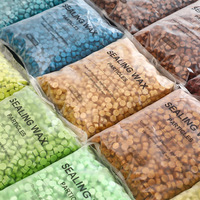 Perlas de Cera para Sellar, 500g, Parte 2, para Embalaje de Regalos, Sobres, Botellas de Vino