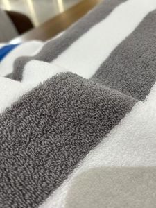 <span class=keywords><strong>Serviette</strong></span> de bain en coton rayé super douce, luxueuse, à séchage rapide, idéale pour le <span class=keywords><strong>ski</strong></span>, la natation et la plage, en tissu éponge teint en fil - Product Image 6