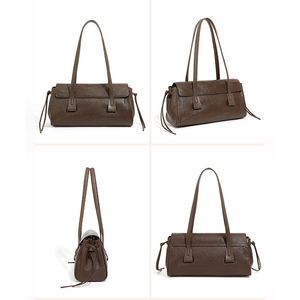 Bolsos Tote de Cuero Genuino para Mujer, Diseño 2025, Alta Calidad, Bolso de Hombro, Bolsos Cruzados de Moda para Dama - Product Image 3
