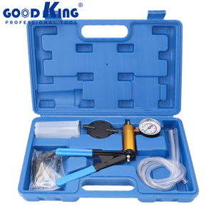GOODKING 6PCS Hand Held Vacuum Pump Tester <strong>Tool</strong> <strong>Set</strong> <strong>Kit</strong> Brake Fluid Bleeder <strong>Kit</strong> Pressure Gauge <strong>Test</strong> Tuner <strong>Kit</strong> 53331 - Product Image 1