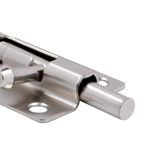 Garde de porte de sécurité en acier inoxydable, loquet à boulon coulissant de baril, loquet de Flash de <span class=keywords><strong>toilette</strong></span> de salle de bains - Product Image 6