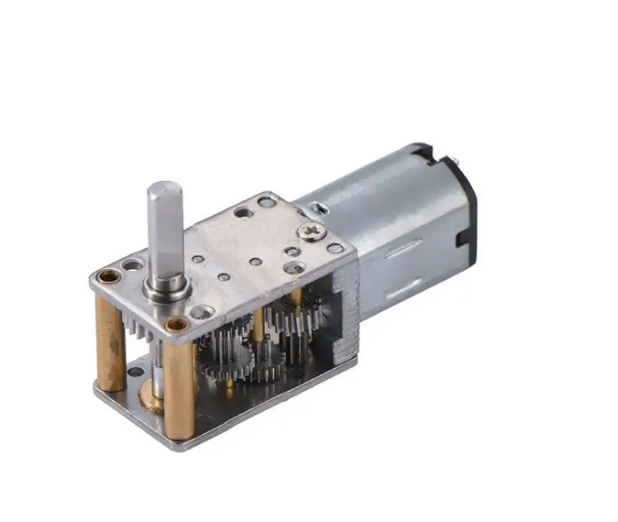 Otomatik ekipman 12mm 6v 12v fırça DC elektrik motoru ev aletleri için yeni varış dişli dc motor
