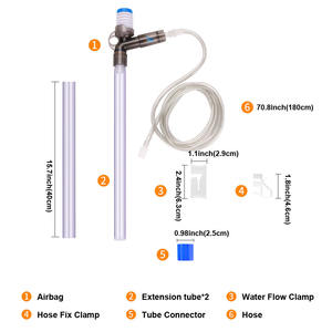 Perstype Uitwisseling Water Zand Wassen Schoonmaken Vis <span class=keywords><strong>Aquarium</strong></span> Plastic Grindreiniger Vis Afvalverwijderaar Waterfilter - Product Image 6