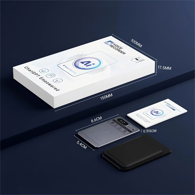 ChatGPT 5 Digital AI Note Taker Voice Recorder for Meeting