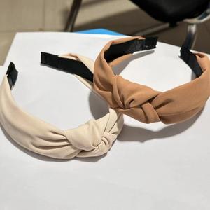 Bandeaux pour cheveux élégants et polyvalents à imprimé léopard marron <span class=keywords><strong>beige</strong></span> pour femmes, accessoires, bandeau noué pour femmes - Product Image 2