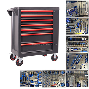 Auto Repair 7 Drawer <strong>Tool</strong> Cabinet 526 <strong>Tool</strong> <strong>Kits</strong> Factory Wholesale Steel <strong>Tool</strong> Cart WithTool Set <strong>Mechanics</strong> Lockable Garage Trolley - Product Image 1