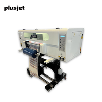Plusjet UV DTF Imprimante Film 30cm Machine à étiquettes F1080 I1600 Tête d'impression logo Machine pour boîte DTF Uv Sticker Printer Printing