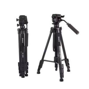 Oferta Especial: Trípode de Mesa Portátil de Aluminio Jmary, Mini Trípode de Viaje con Anillo de Luz para Teléfono y Cámara, Compatible con Cámaras DSLR KP-2203A - Product Image 1