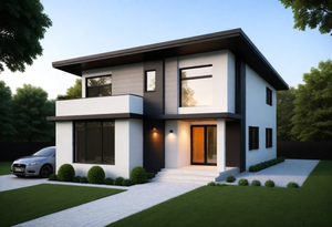 <span class=keywords><strong>Villa</strong></span> moderna prefabbricata su misura della struttura d'acciaio leggera per la sistemazione residenziale della famiglia dell'officina della fattoria - Product Image 5